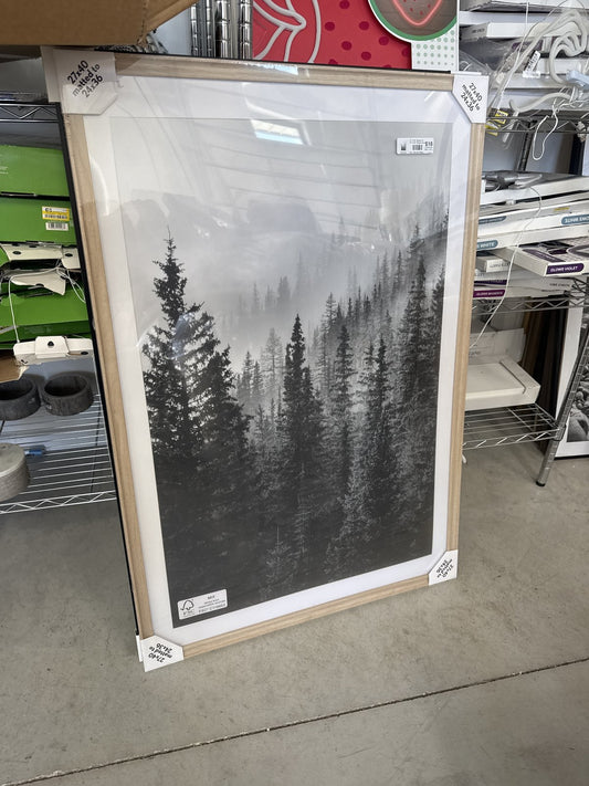 27" X 40" Matted To 24" X 36" Wedge Poster Frame Natural - Threshold™: Modern Style, Mdf, Sawtooth Mount : Target