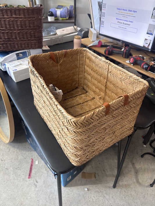 Large Herringbone Weave Basket - Threshold™ : Target