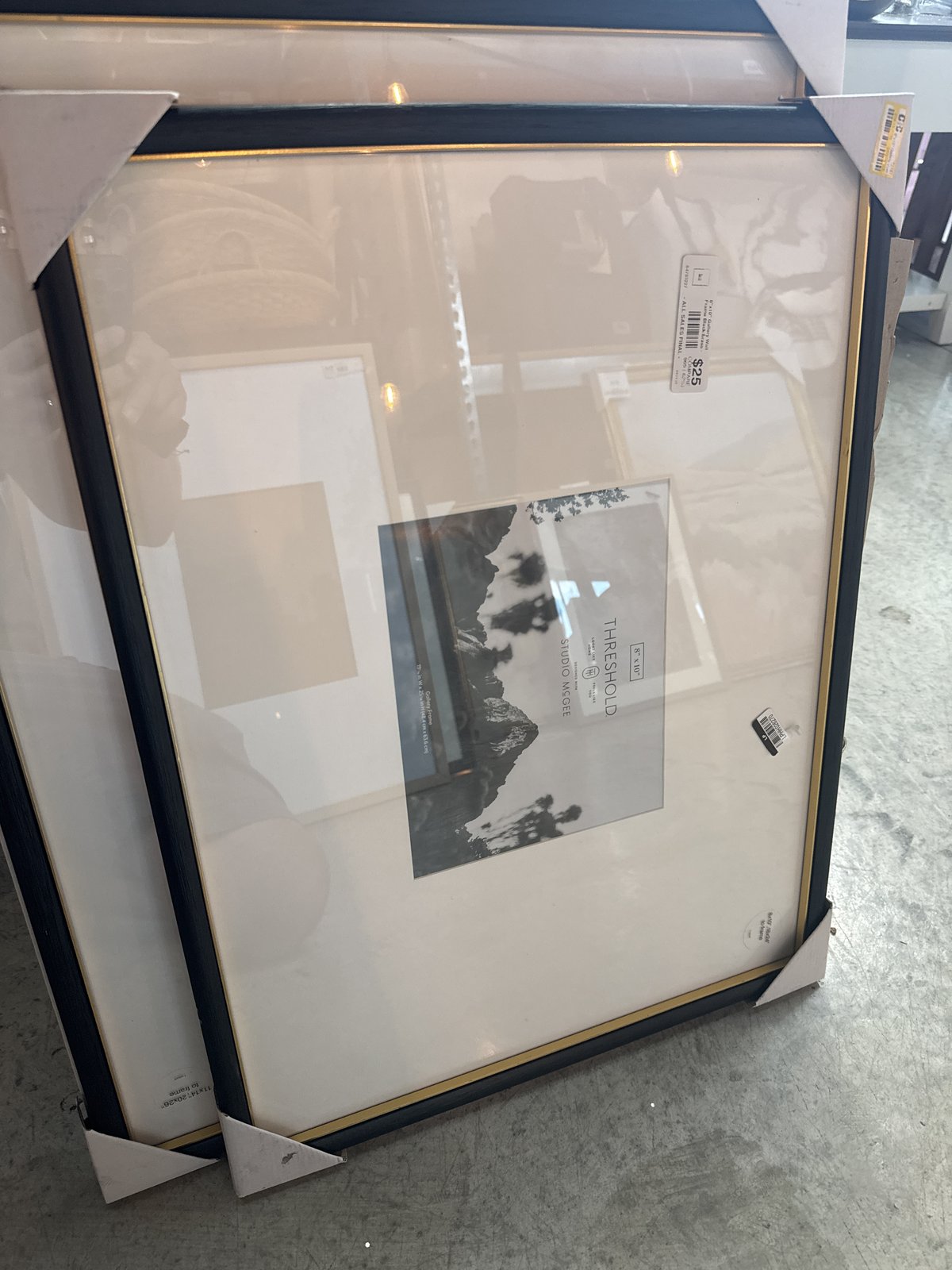 8"x10" Gallery Wall Frame Black/brass - Threshold™ Designed With Studio Mcgee : Target