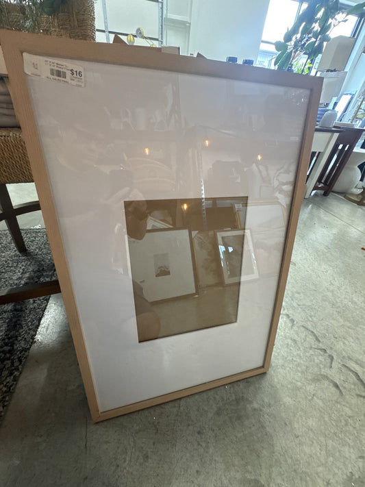 20" X 30" Matted To 11" X 14" Poster Frame Light Wood - Threshold™: Modern Style, Mdf, Glass Pane : Target