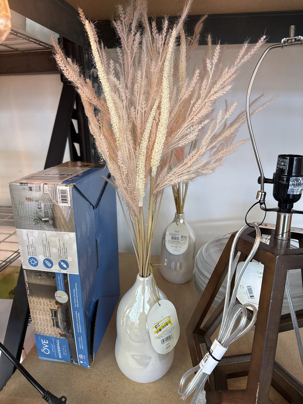 Pampas Luxe Pink Arrangement - Threshold