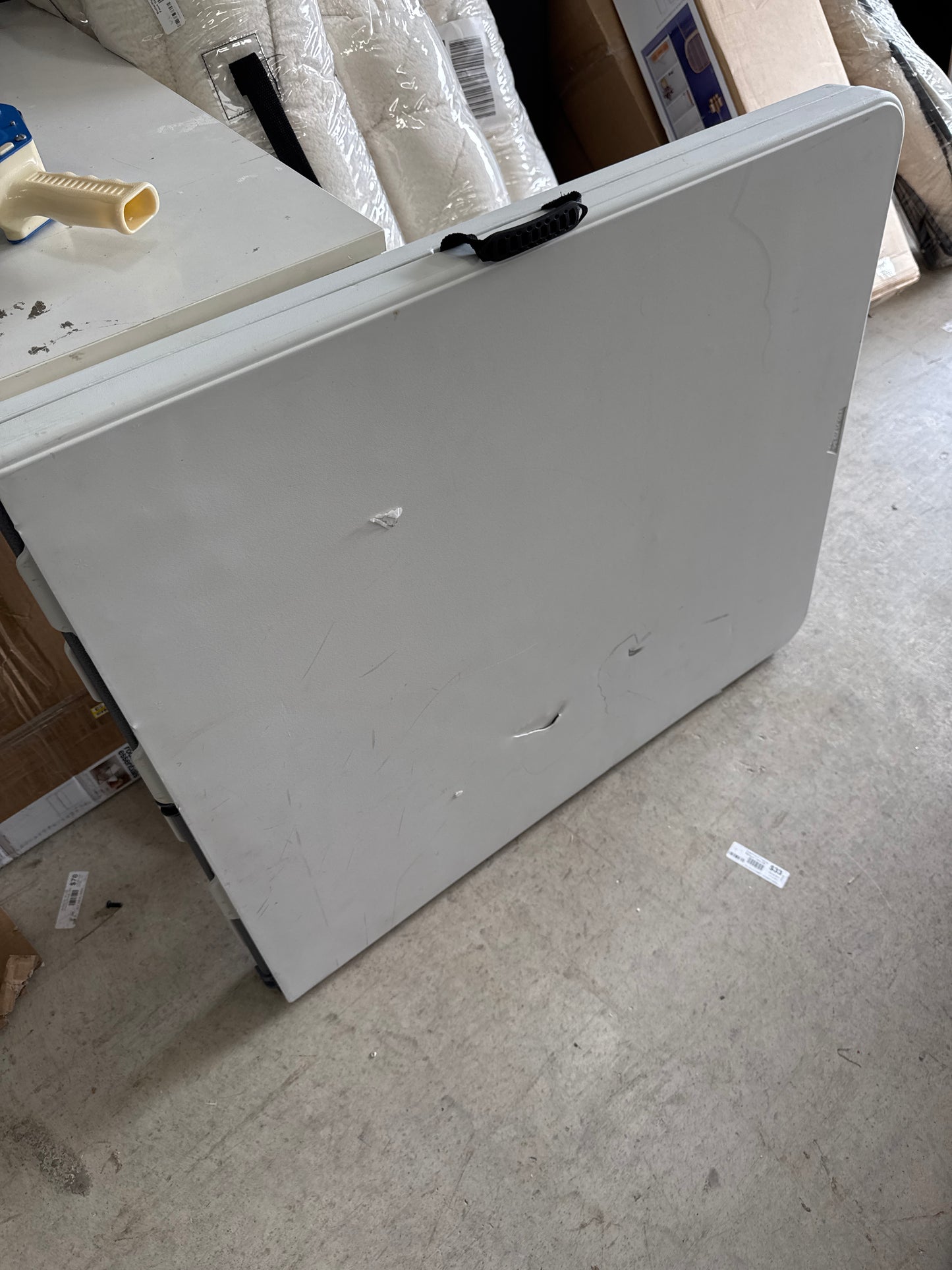 Peakform 6' Folding Banquet Table Off White