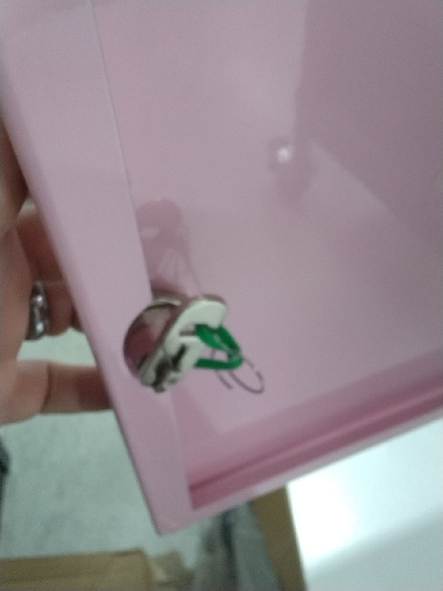 Metal Rolling Dorm Locker Cabinet Pink - Room Essentials Fully Assembled