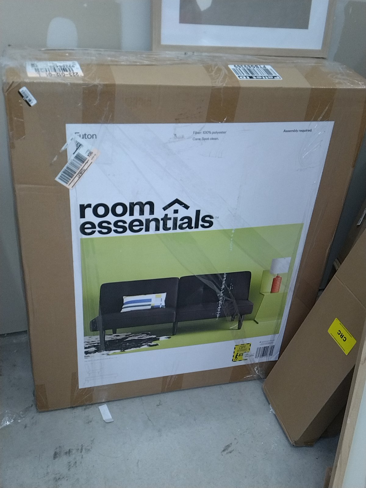 Dorm Futon Sofa Black - Room Essentials