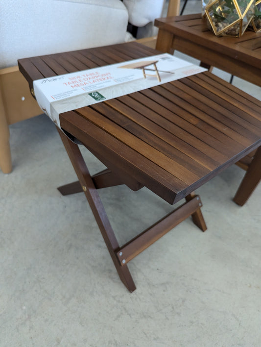MELINO WOODEN FOLD TABLE