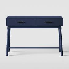 Oslari Painted Console Table Blue - Threshold